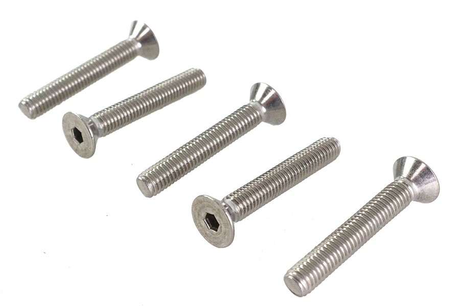 Allen Flat Head Screws Stainless Steel 3/8-16 x 2-1/2