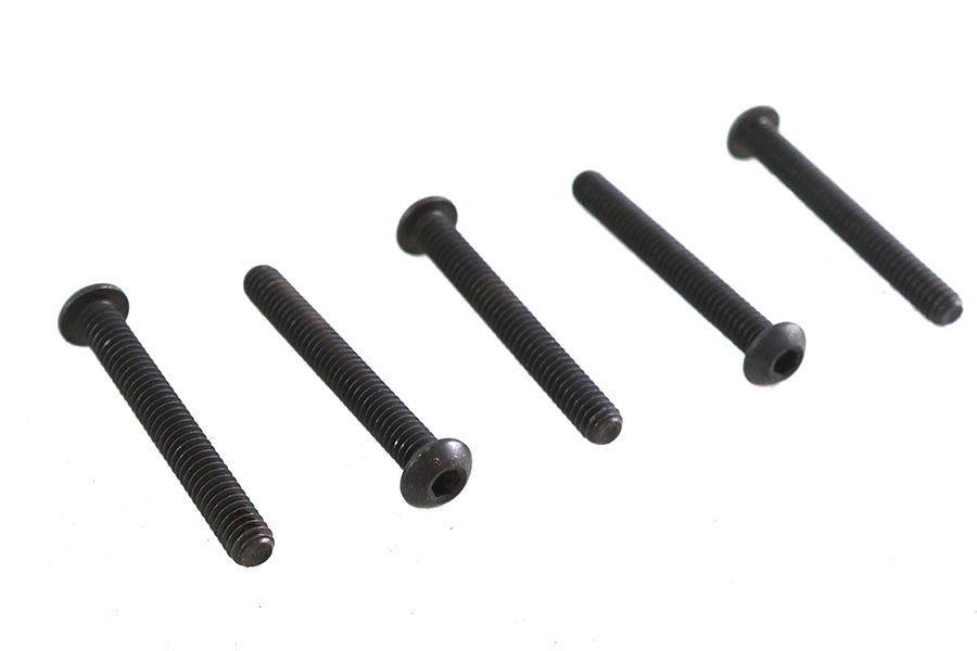 Allen Button Head Screws Black 1/4-20 X 2",Y
