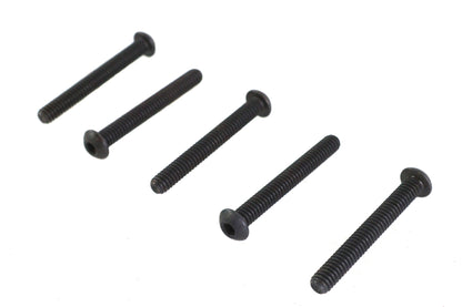 Allen Button Head Screws Black 1/4-20 X 2",Y
