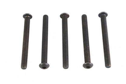 Allen Button Head Screws Black 1/4-20 X 2-1/2",Y