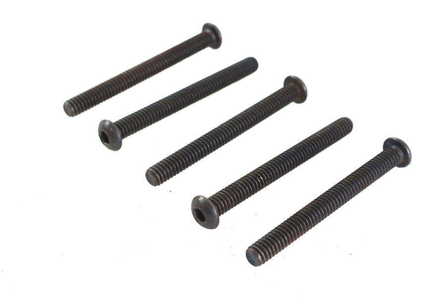 Allen Button Head Screws Black 1/4-20 X 2-1/2",Y