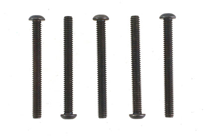 Allen Button Head Screws Black 1/4-20 X 2-1/2",Y
