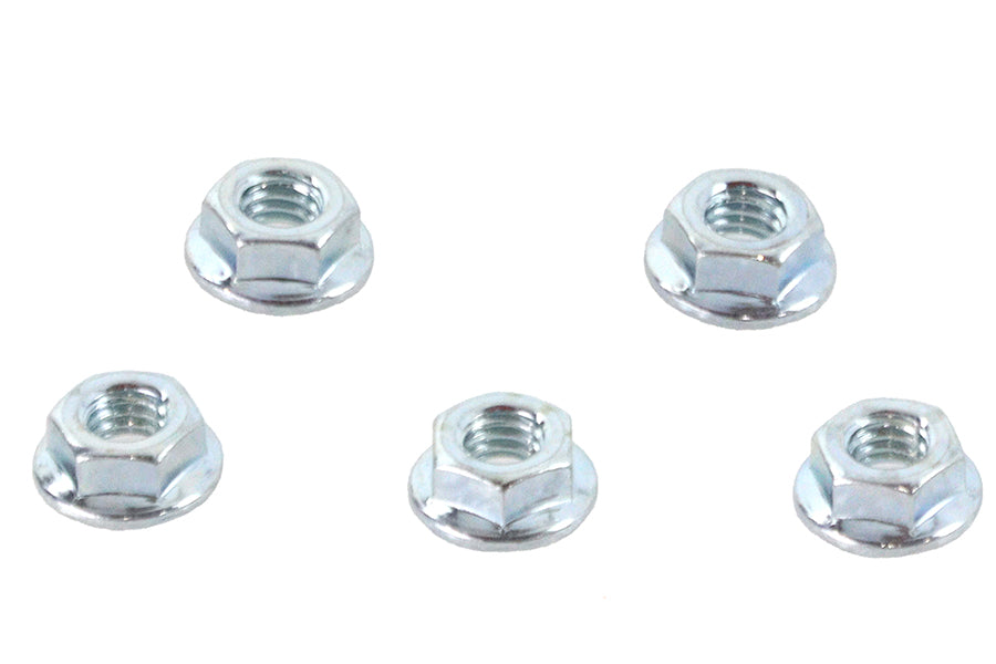 Serrated Hex Flange Nuts 5/16-18 Zinc