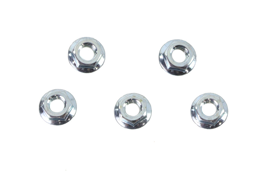 Serrated Hex Flange Nuts 5/16-18 Zinc