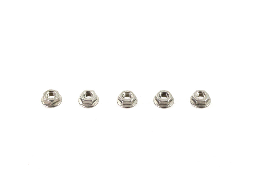 Serrated Hex Flange Nuts 5/16-18 Stainless Steel