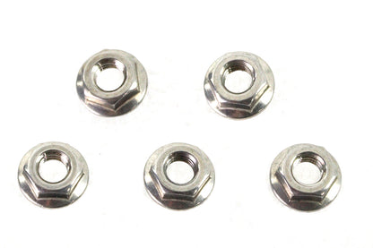 Serrated Hex Flange Nuts 5/16-18 Stainless Steel