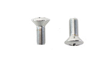 Teardrop Phillips Head Chrome Screw Set