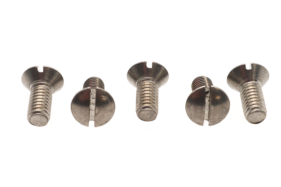 Oval Slotted Screw 5/16-18 x 3/4" Stainless Steel