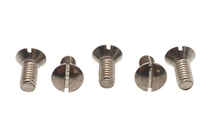Oval Slotted Screw 5/16-18 x 3/4" Stainless Steel