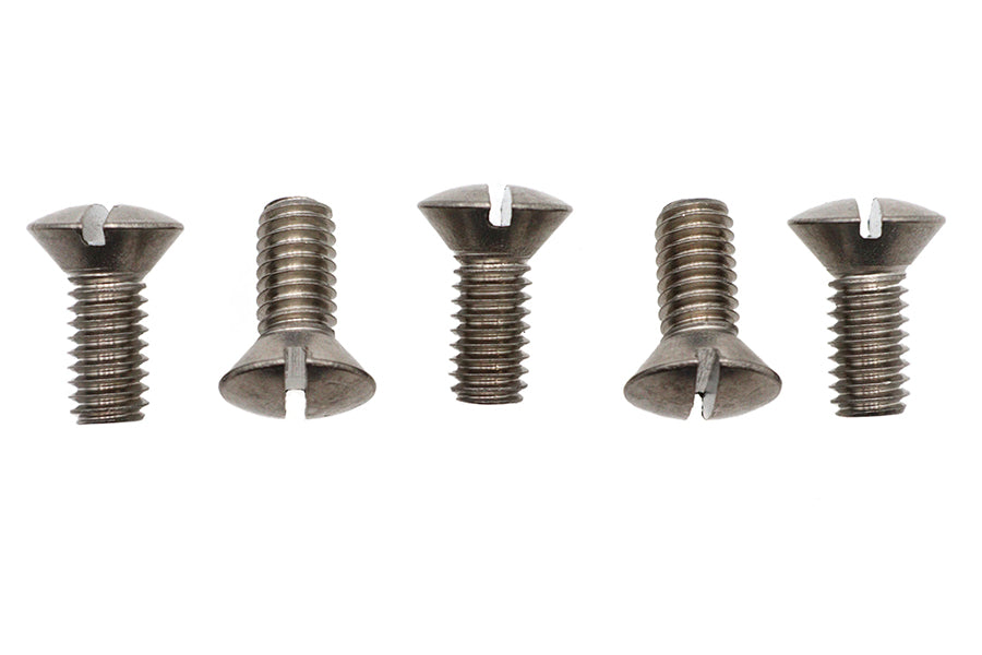 Oval Slotted Screw 5/16-18 x 3/4" Stainless Steel