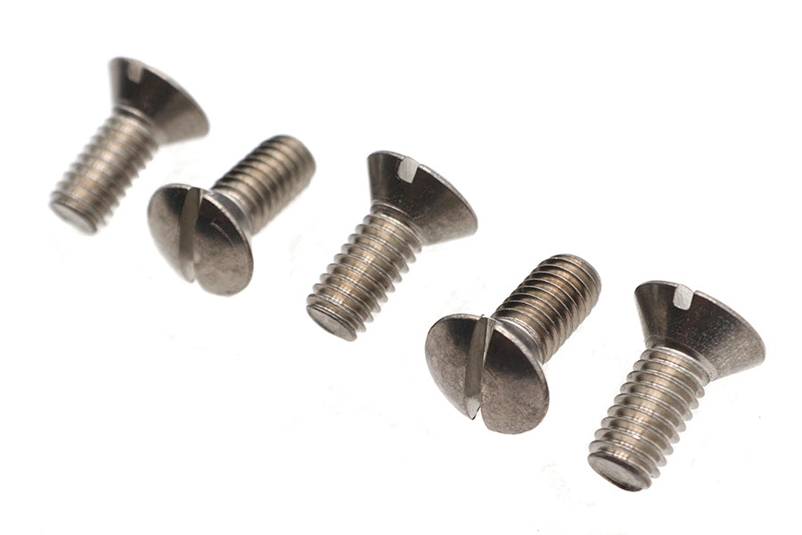 Oval Slotted Screw 5/16-18 x 3/4" Stainless Steel