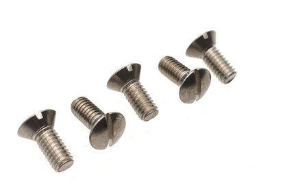 Oval Slotted Screw 5/16-18 x 3/4" Stainless Steel