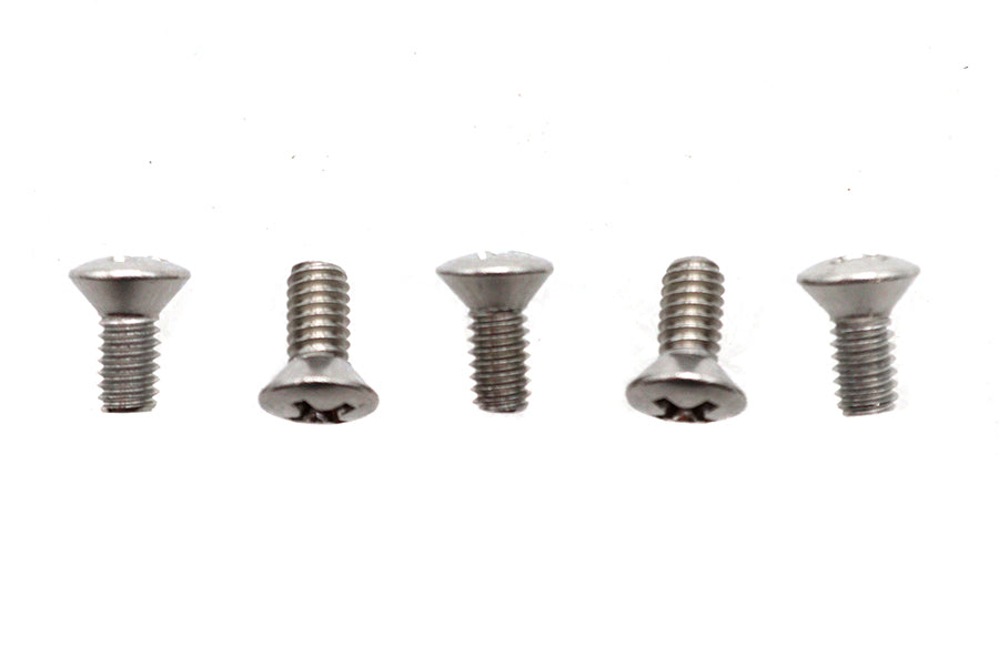8-32 x 3/8 Oval Phillips Head Screw Stainless Steel