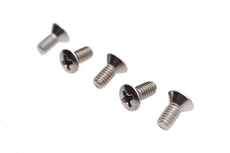 8-32 x 3/8 Oval Phillips Head Screw Stainless Steel