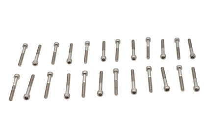 Stainless Steel Finned Cover Screw Set 24 Piece