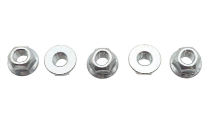 M8 x 1.25 Flange Nut Zinc