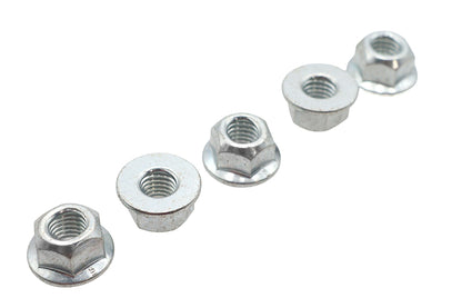 M8 x 1.25 Flange Nut Zinc