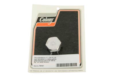 Cadmium Transmission Fill Plug 7/8 X 18 Thread