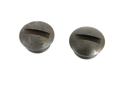 Parkerized Spring Handlebar End Nut Set