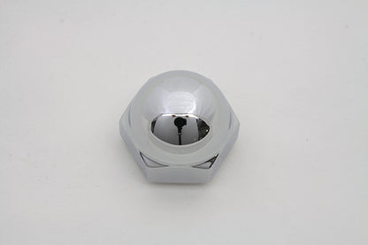 Chrome Acorn Triple Tree Stem Nut with Shoulder