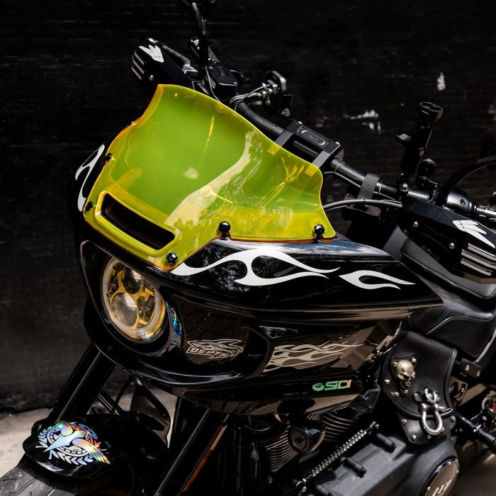 HOGWORKZ® Flowz™ 6" Windshield for Harley® Low Rider ST '22+ in Yellow on Low Rider St