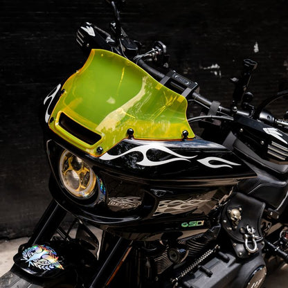HOGWORKZ® Flowz™ 6" Windshield for Harley® Low Rider ST '22+ in Yellow on Low Rider St