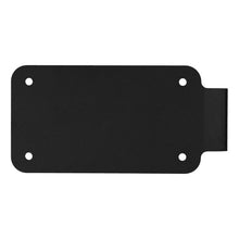 HOGWORKZ® Black Vertical Saddlebag License Plate Mount front