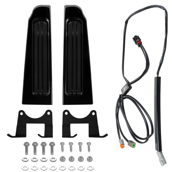 Color Matched HOGWORKZ® Illumina Flush Fender LED System for Harley® Touring kit