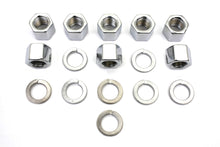 Chrome Cylinder Base Nuts and Washers