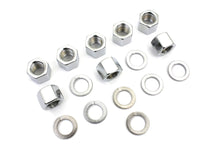 Chrome Cylinder Base Nuts and Washers