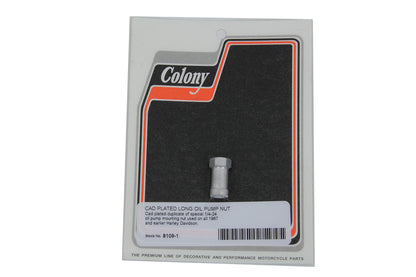 Cadmium Stock Long Oil Pump Nut