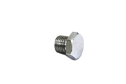 Chrome Motor Case Drain/Oil Pump Body Plug