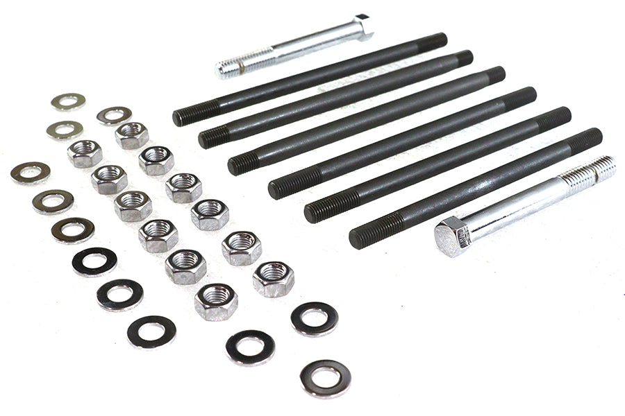 Chrome Stock Engine Case Bolt Kit