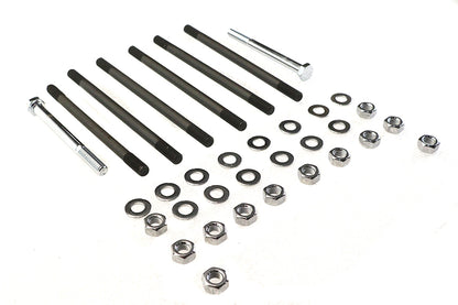 Chrome Stock Engine Case Bolt Kit
