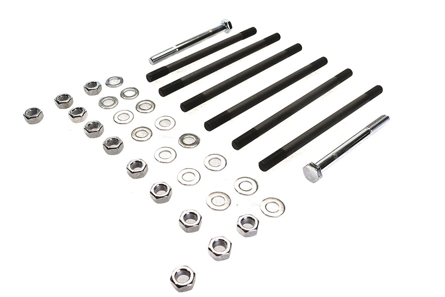 Chrome Stock Engine Case Bolt Kit