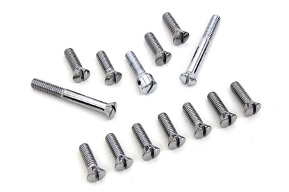 Chrome Transmission Top Cover Screw Kit