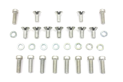 Cadmium Outer Primary Cover Screw Set Stock