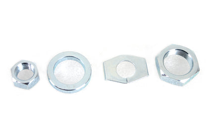 Zinc Rear Axle Nut and Lock Kit