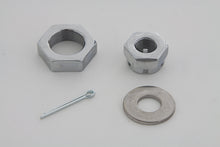 Chrome Front Axle Nut Kit