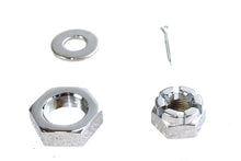 Chrome Front Axle Nut Kit