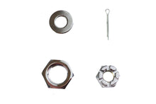 Chrome Front Axle Nut Kit