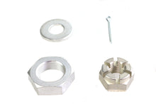 Cadmium Front Axle Nut Kit