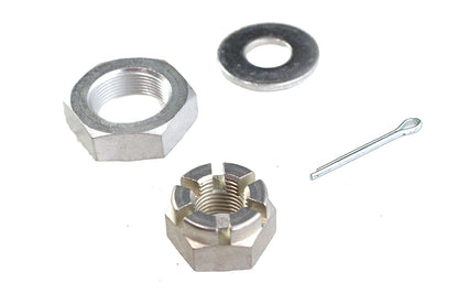 Cadmium Front Axle Nut Kit