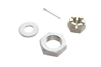 Cadmium Front Axle Nut Kit