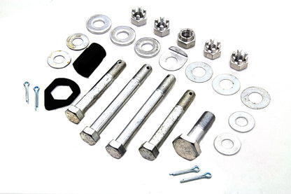 Cadmium Upper and Lower Motor Mount Bolt Kit