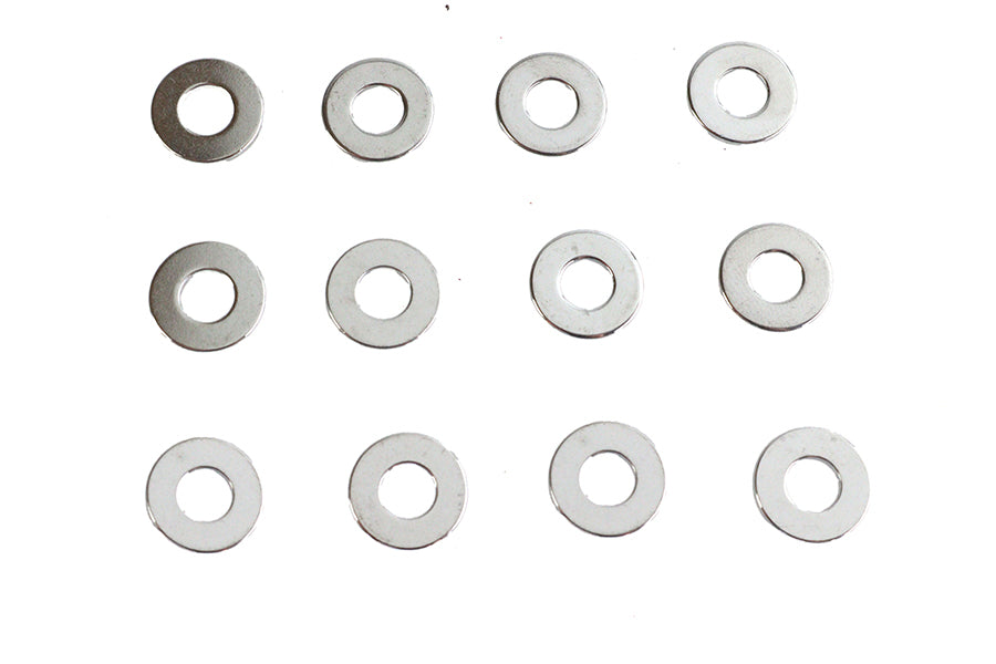 Chrome Flat Washer 1/4 Inner Diameter