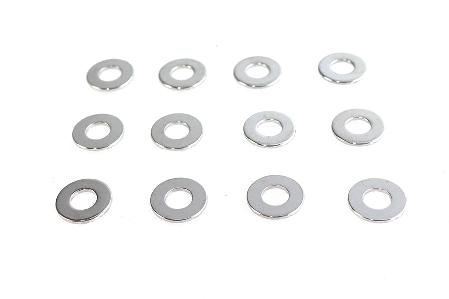 Chrome Flat Washer 1/4ID