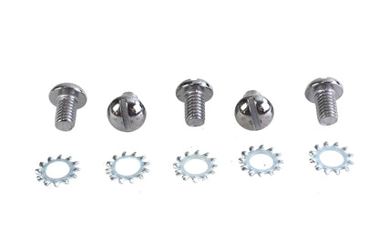 Chrome Wheel Hub Star Cover Screws