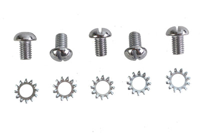 Chrome Wheel Hub Star Cover Screws