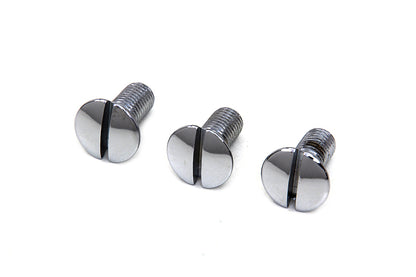 Chrome Left Side Oval Head Screws